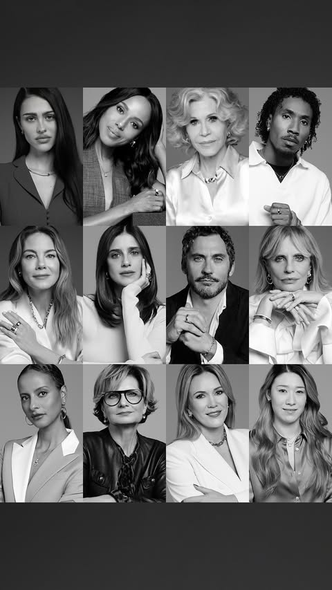 Instagram post by @janefonda for Pomellato. Caption reads: [...] ⁣ On International Women’s Day, Pomellato....