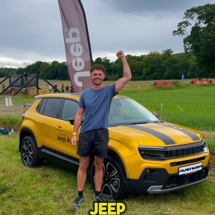 Instagram post by @aarontravels369 for Jeep. Caption reads: Just back in Ireland and what a wild weekend.....