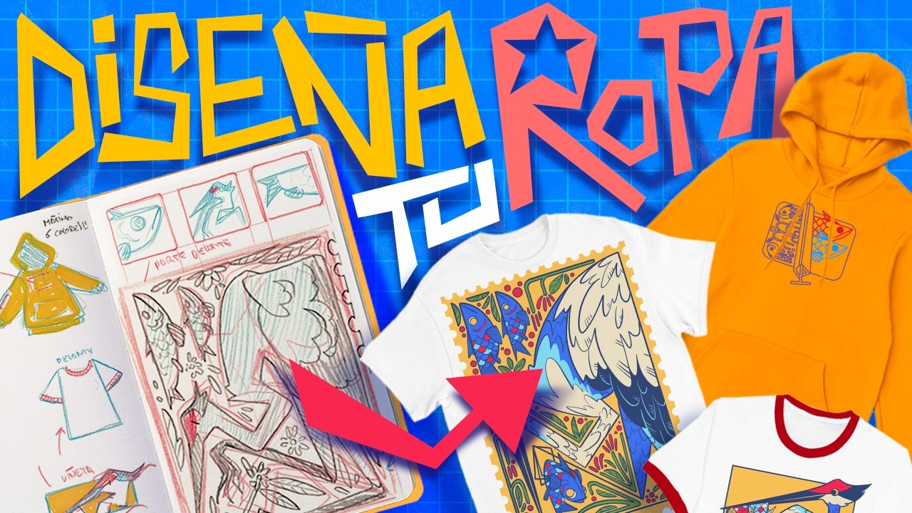 YouTube post by @ivArt for Gelato. Caption reads: [...] I DESIGNED MY OWN CLOTHING COLLECTION x....