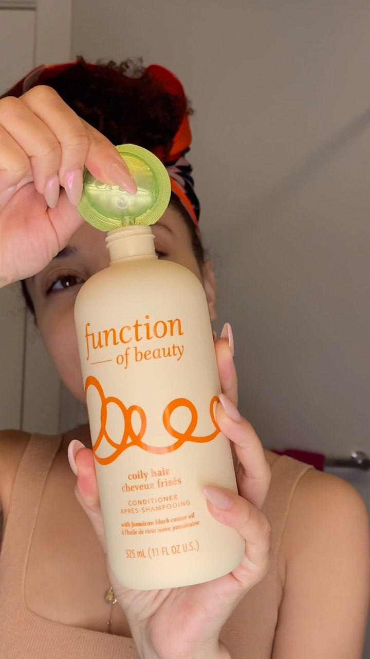 Instagram post by @brittney.christinee for functionofbeauty. Caption reads: ✨ Did you know @functionofbeauty is available....