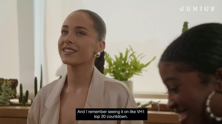 Instagram post by @maetasworld for Genius. Caption reads: thank you sooo much @genius and @dussecognac for....