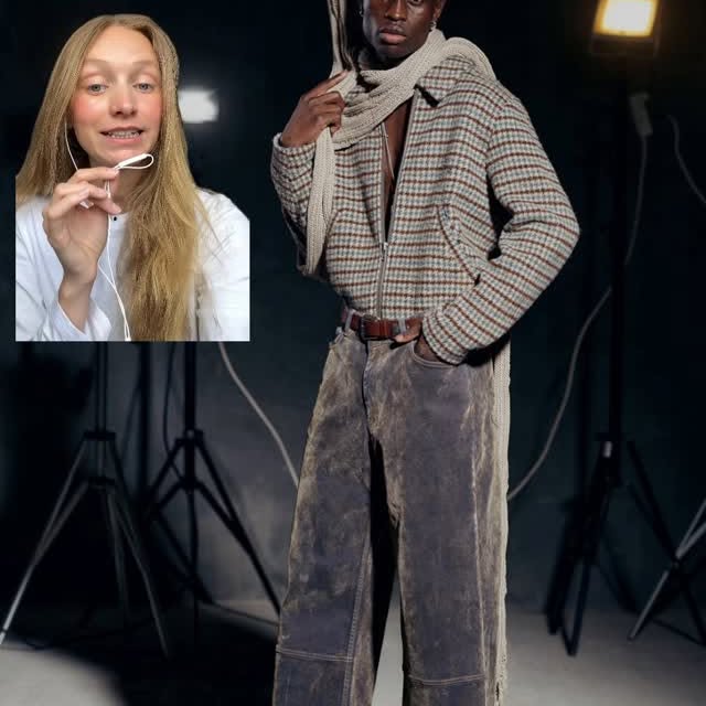 Instagram post by @holylora for COPENHAGEN STUDIOS. Caption reads: when scandi chic and scandi rock team up it looks....