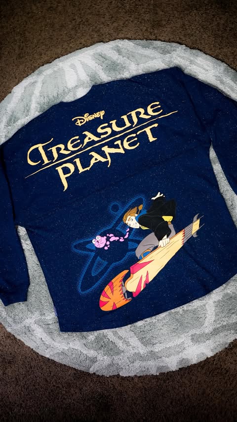 Instagram post by @lukesoutpost for Spirit Jersey. Caption reads: [...] this LIMITED EDITION TREASURE PLANET....