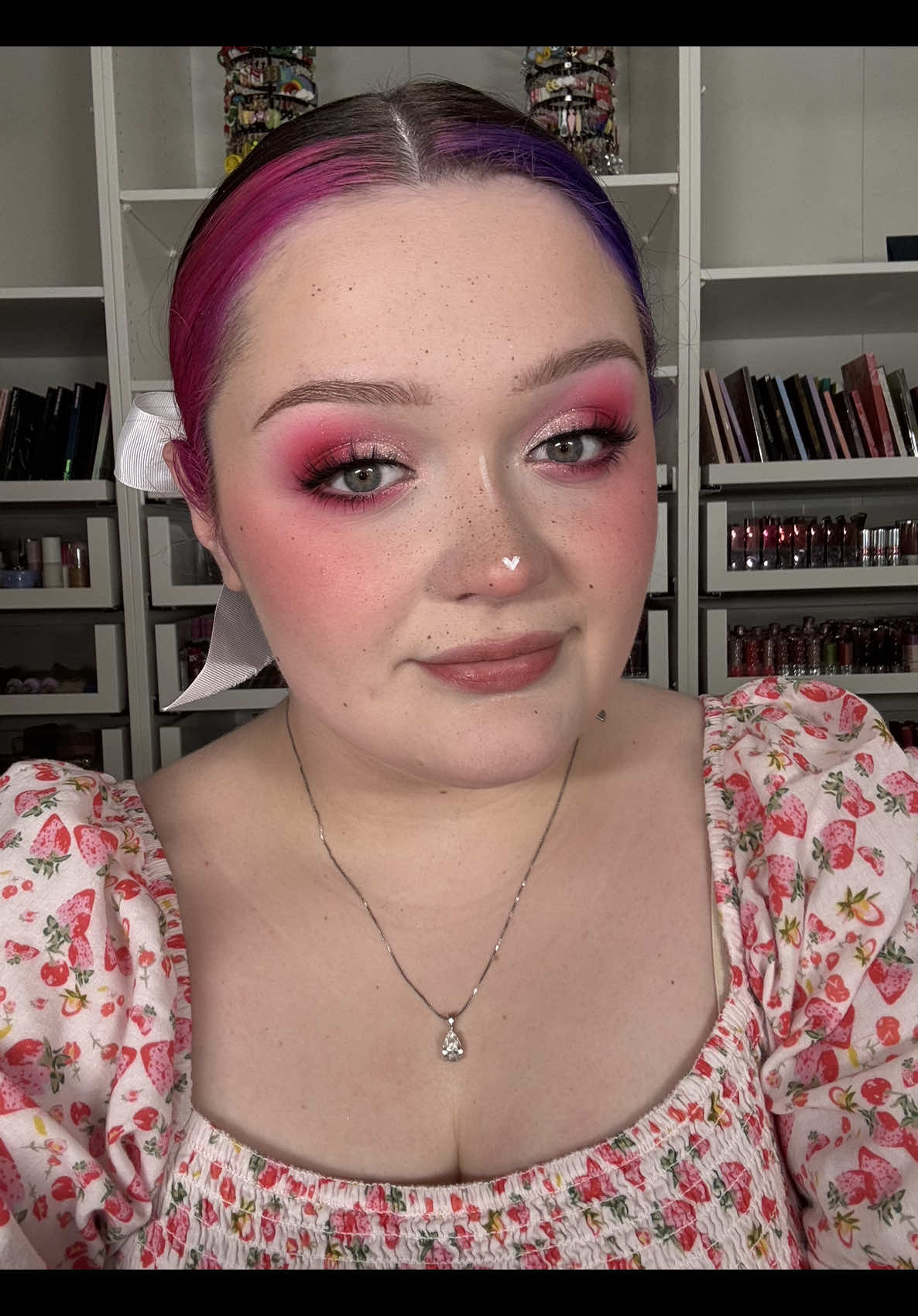 TikTok post by @linsmakeuplooks for Pixi Beauty. Caption reads: @Pixi Beauty just humbled the hater in me 😭 [...].