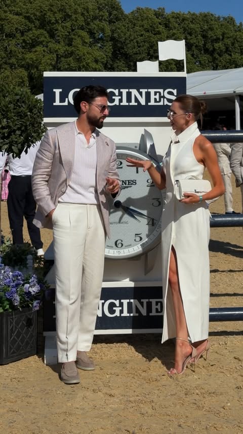 Instagram post by @thelaurablair for Longines. Caption reads: [...] Spending a beautiful afternoon at the....