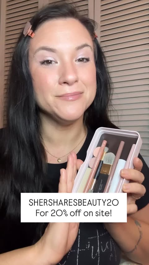 Instagram post by @shersharesbeauty for Billion Dollar Beauty. Caption reads: {#PRGifted} So perfect for travel: I was kindly....