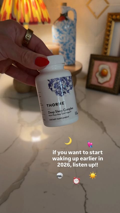 Instagram post by @__balancedwithbritt for Thorne. Caption reads: [...] for the gym starts the night before....