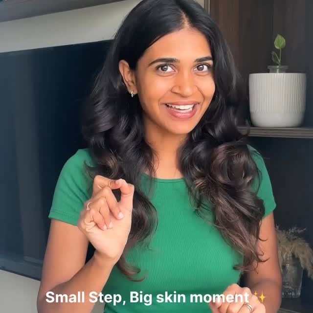 Instagram post by @soundaryayaso for Vaseline. Caption reads: #AD Small tip: if you want your makeup to look....