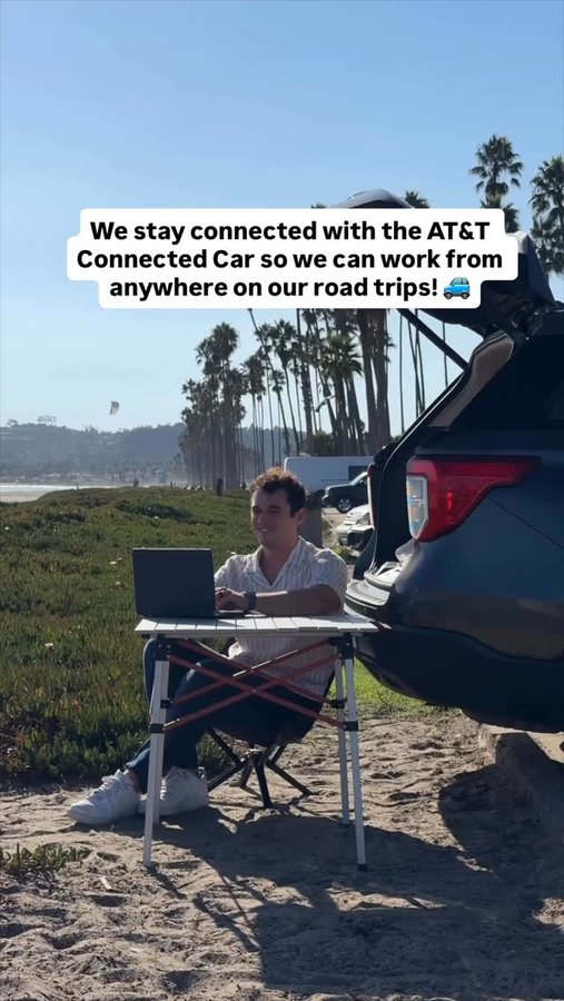 Instagram post by @theloverspassport for AT&T. Caption reads: Instagram vs Reality 🤣🧑🏻‍💻👩🏼‍💻 

#ad Most....