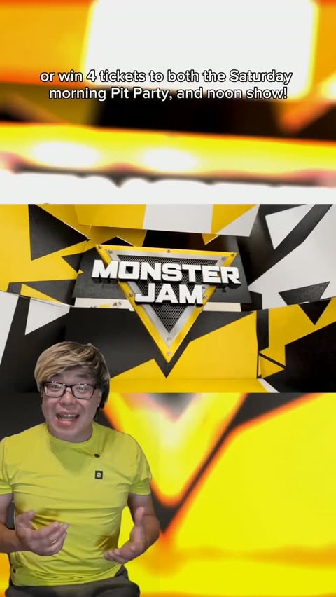 Instagram post by @yegventures for Yeggers Creator Community. Caption reads: Ad GIVEAWAY! Monster Jam is coming to Edmonton at....