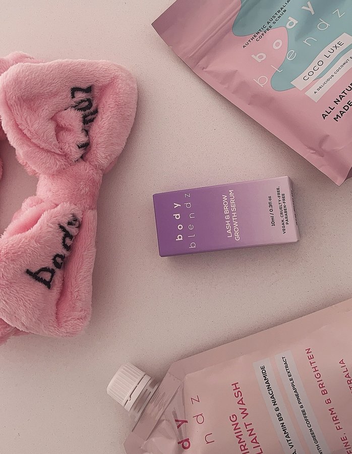 Instagram post by @rishani.ii for BodyBlendz. Caption reads: [...] 💕🎀🐷🌷 - fyp #ugc #ugccreator #bodyblendz....