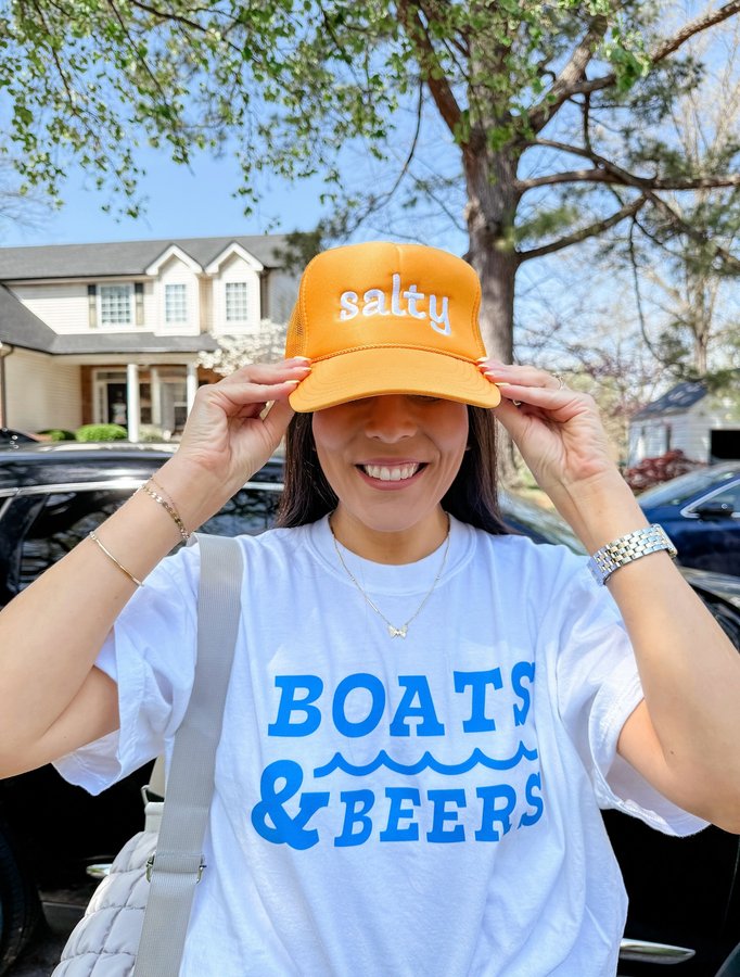 Instagram post by @livetrulybien for Katydid. Caption reads: [...] bags and the funnest trucker hats from....