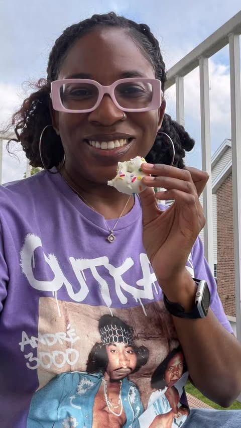 Instagram post by @theblackdiner for Hummingbirds. Caption reads: 🍩Happy National Donut Day🍩 @hummingbirdshq....