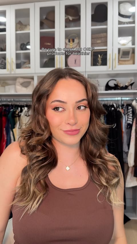 Instagram post by @dianazbayz for OGX Beauty. Caption reads: #OGXpartner Operation get my hair back to how it....
