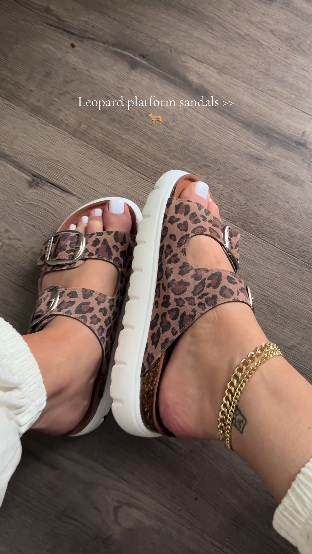 TikTok post by @karaad for evellyhootd. Caption reads: [...] SO comfy and fit true to size 😍🐆....