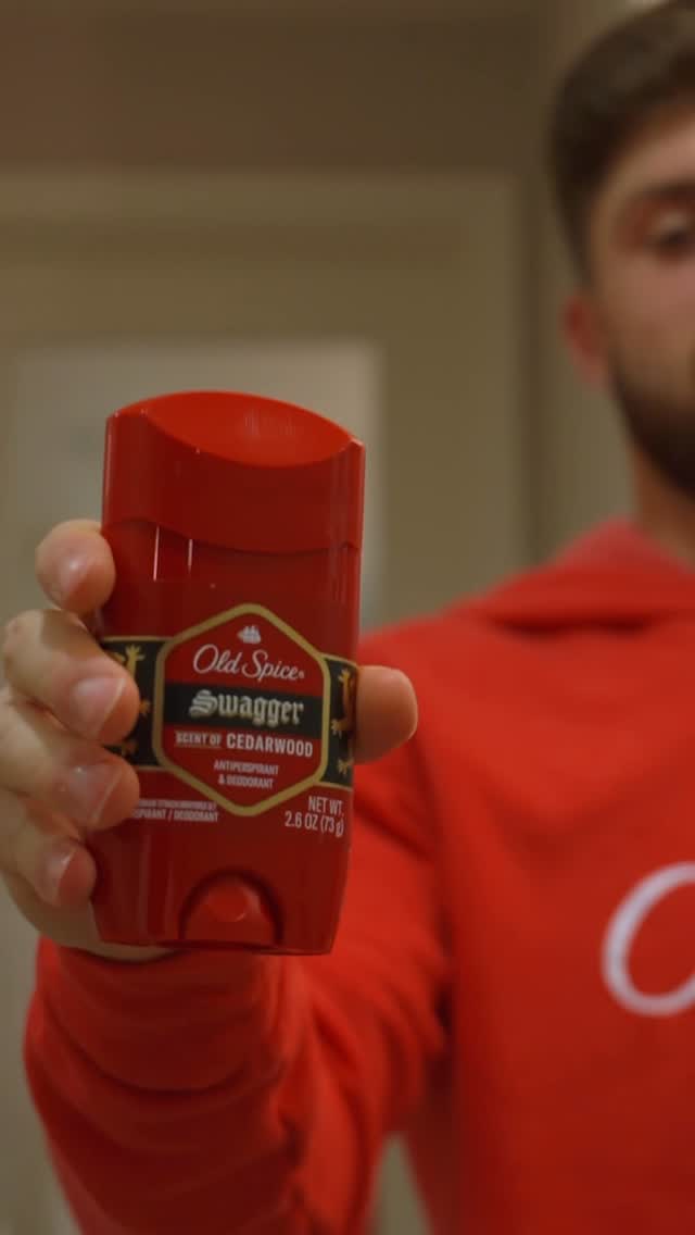 Instagram post by @ricky.pearsall for Old Spice. Caption reads: I use @oldspice Swagger deodorant to stay fresh....