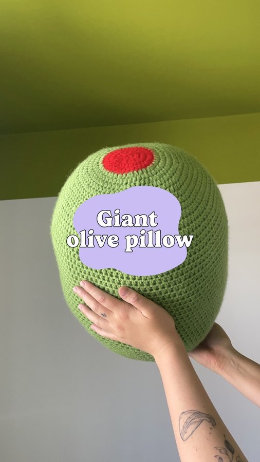 Instagram post by @b1tchcanstitch for YesColours. Caption reads: Would you go for a bold ceiling colour? 🫒 I’m so....