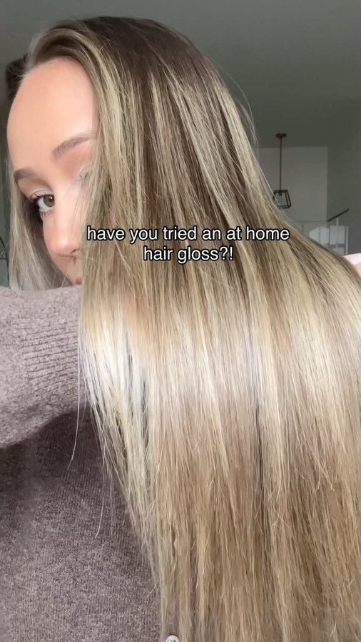 Instagram post by @roralovestrand for JVN Hair. Caption reads: I’ve been converted to a hair gloss girl over the....