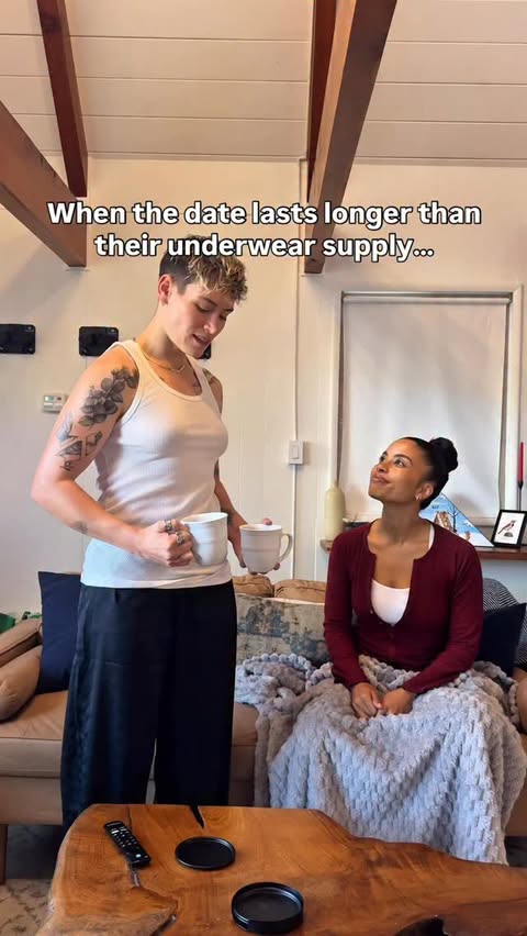 Instagram post by @rubyandkatrena for Woxer. Caption reads: [...] for staying over. And over. And over......