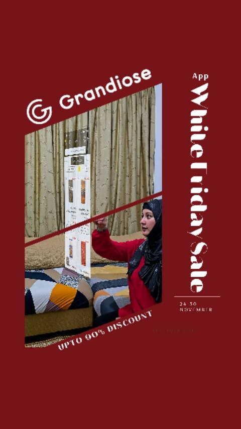 Instagram post by @mahiblog for Magnum Ice Cream. Caption reads: 🔥 WHITE FRIDAY MADNESS IS LIVE 🔥
@grandioseuae....