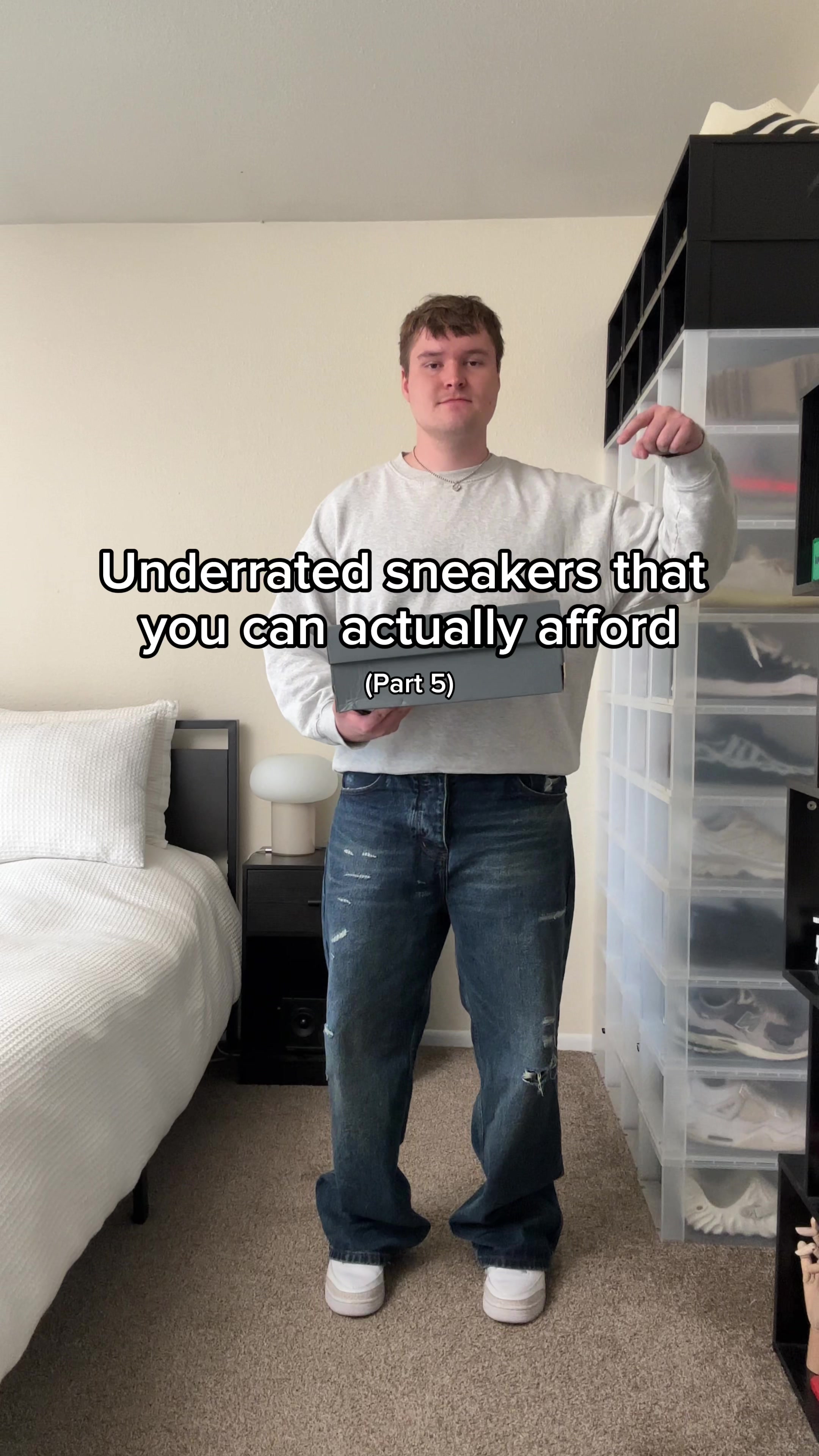 TikTok post by @originalparadigms for StockX. Caption reads: [...] my favorite nb’s rn ☁️ | linked on my....