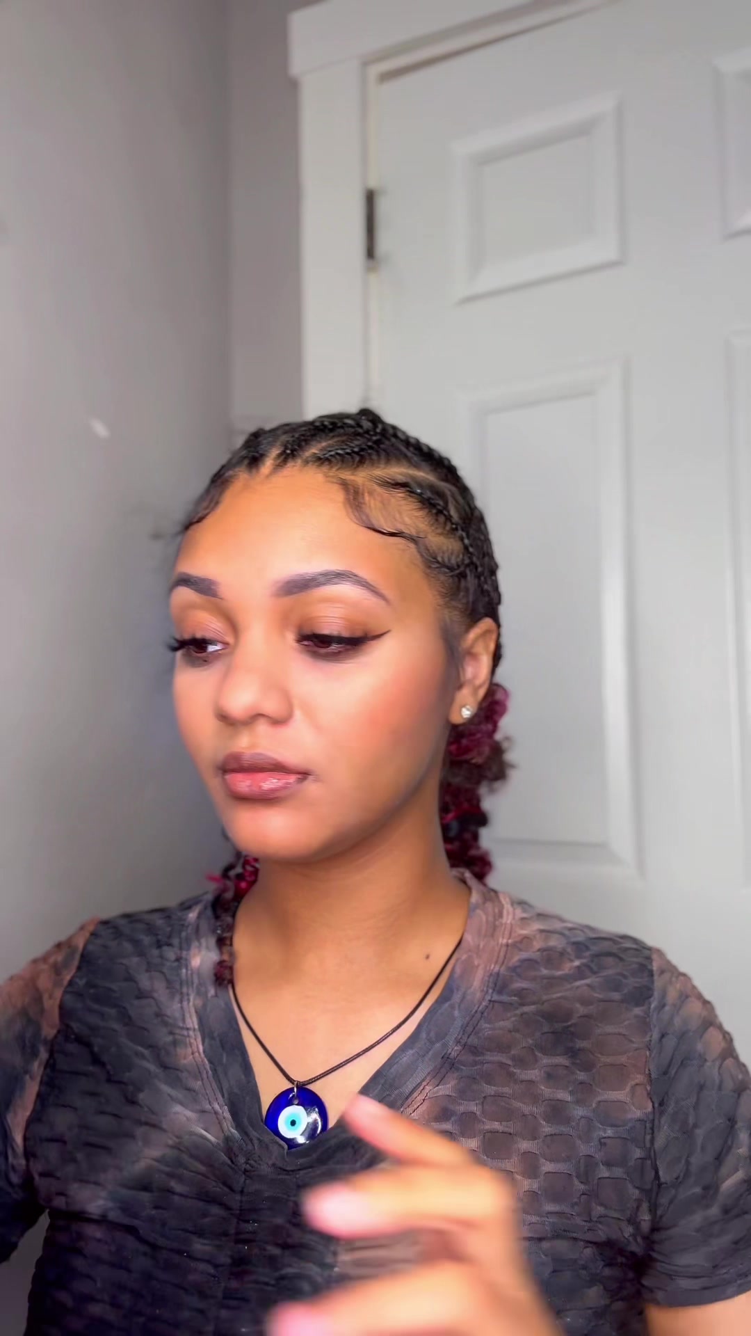 TikTok post by @xxbabyalex for Julep. Caption reads: [...] @L.A. Girl Cosmetics • • Setting powder:....