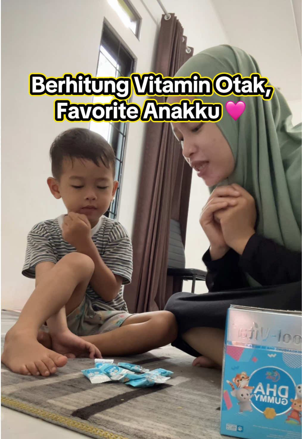 TikTok post by @tarinovvi for Coolvita. Caption reads: [...] berikan yg terbaik untuk anakku. @Coolvita....