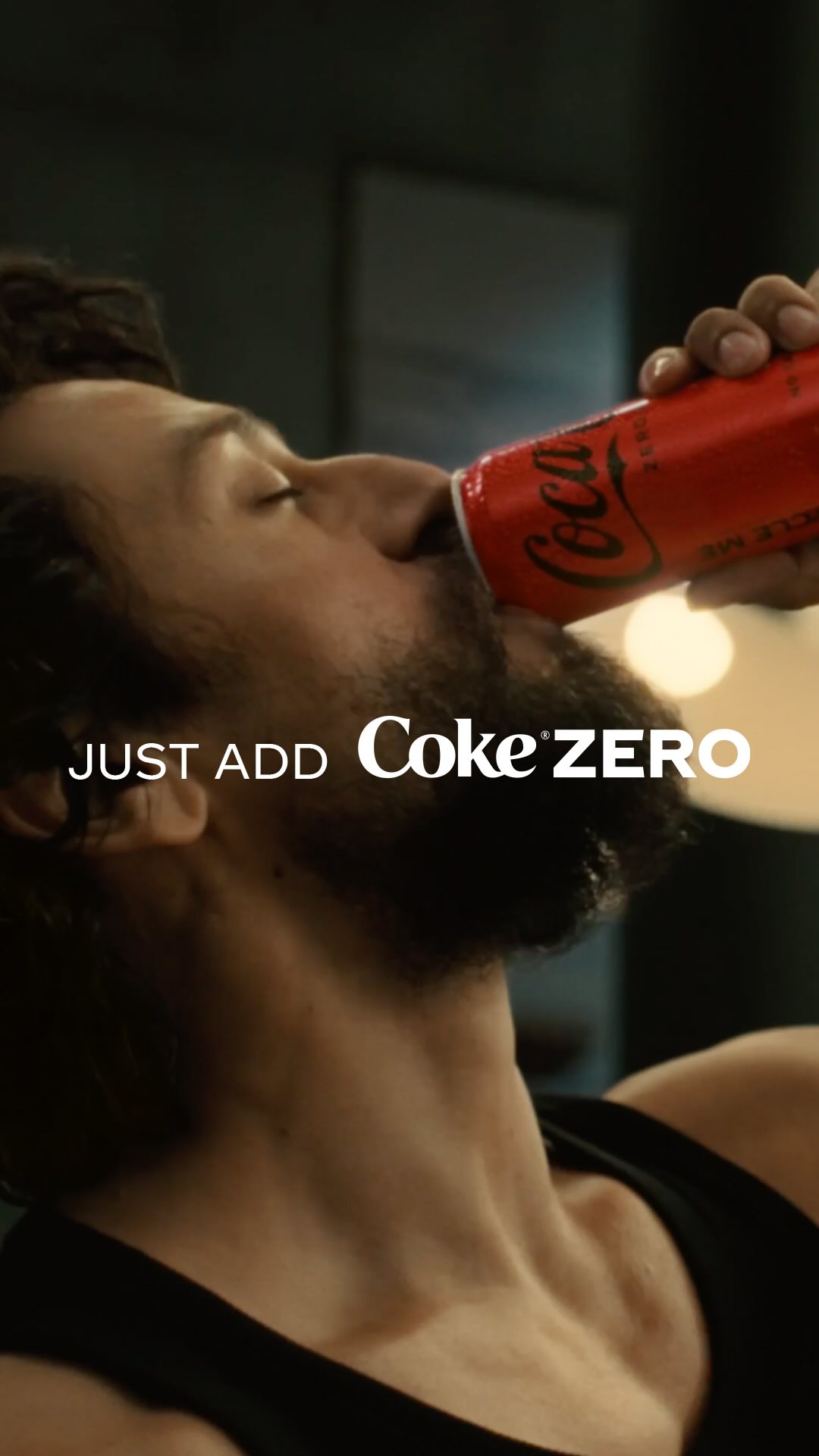 Instagram post by @tigerjackieshroff for Coca-Cola India. Caption reads: Real horrors are found at the bottom of the glass.....