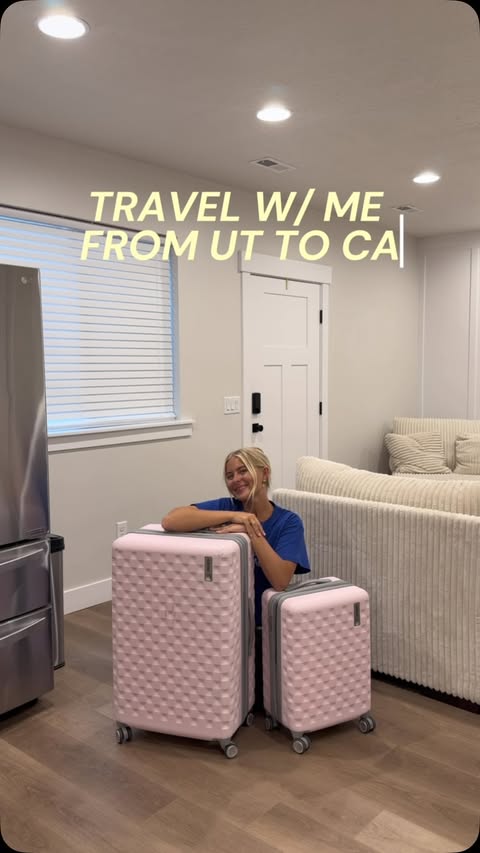 Instagram post by @savannahhurd_ for American Tourister. Caption reads: a smooth travel thanks to @amtourister !! you can....