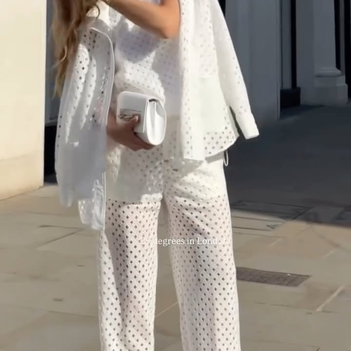 Instagram post by @majamalnar for Herno. Caption reads: 29 degrees in London, calls for spring summer....