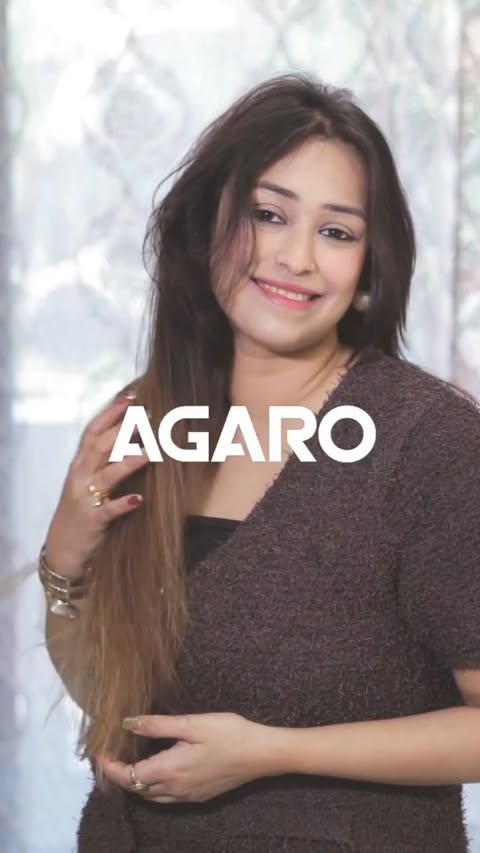 Instagram post by @cuddlesandcutlery for AGARO Lifestyle. Caption reads: Salon finish at home with my AGARO hair dryer 💨💖....