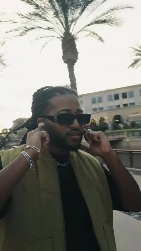 Instagram post by @austinmillz for Sony. Caption reads: [...] my WF-1000XM6s on deck wherever I go.....