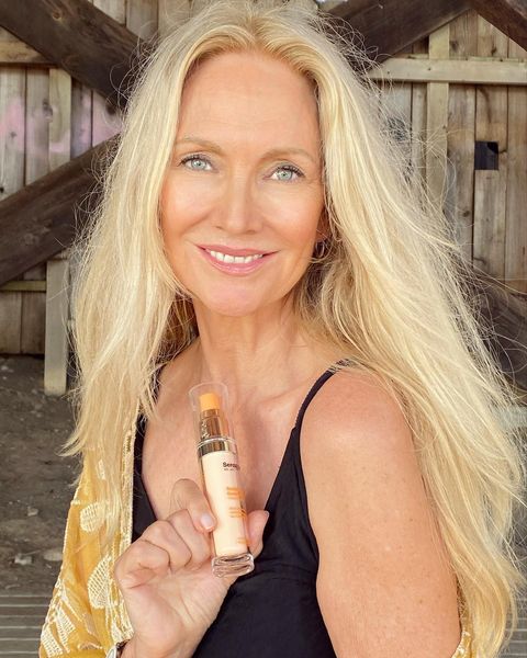 Instagram post by @angelapaul for SeroVital. Caption reads: Happy Friday all. 💛☀️🧡
As many of you may know....