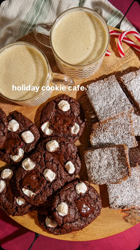 Instagram post by an influencer for Big Tree Farms. Caption reads: Holiday Cookie Cafe with @bigtreefarmsbali 💫 The....