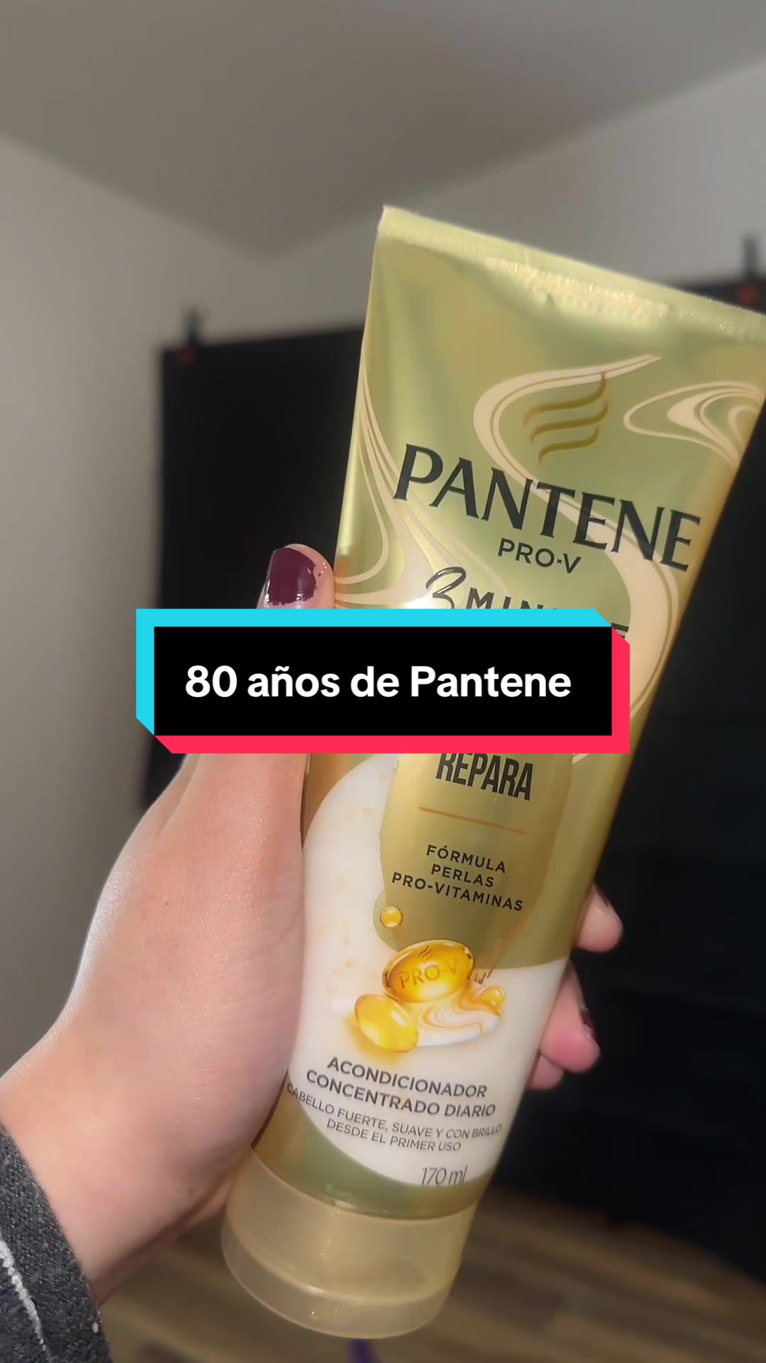 TikTok post by @es_val for ForMe Tips. Caption reads: 80 años de Pantene ✨ @FormetipsMex @For_Me....