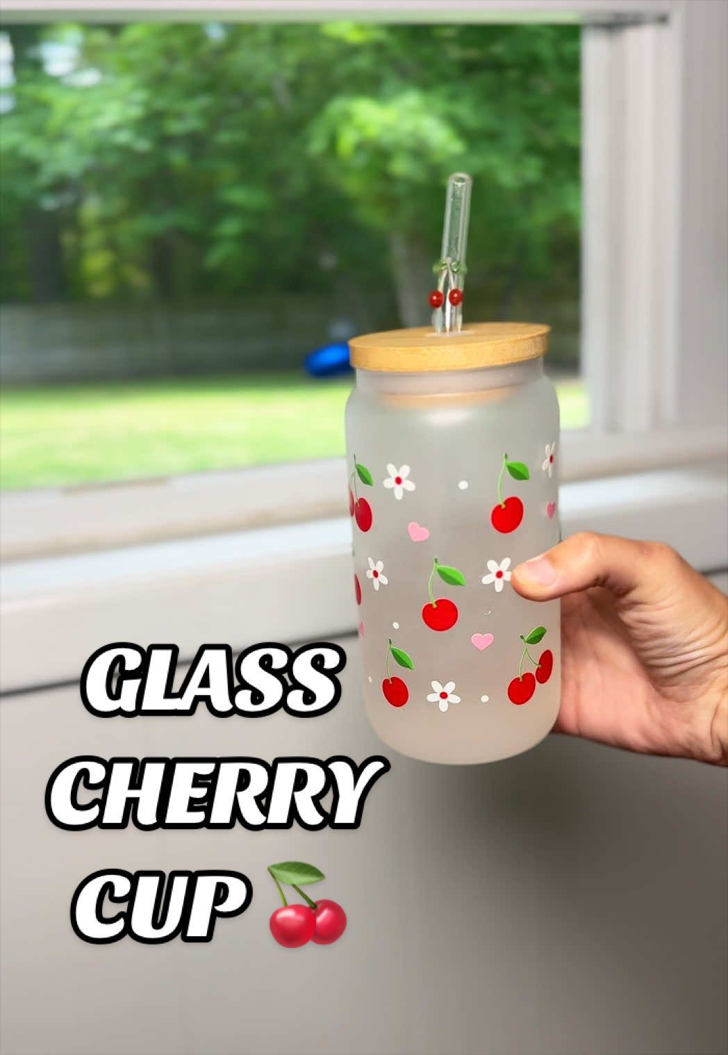 TikTok post by @ashhawkins16 for Sip-Sip Hooray!. Caption reads: [...] #cups #cuptok #cutecups #glasscup @Sip-Sip....