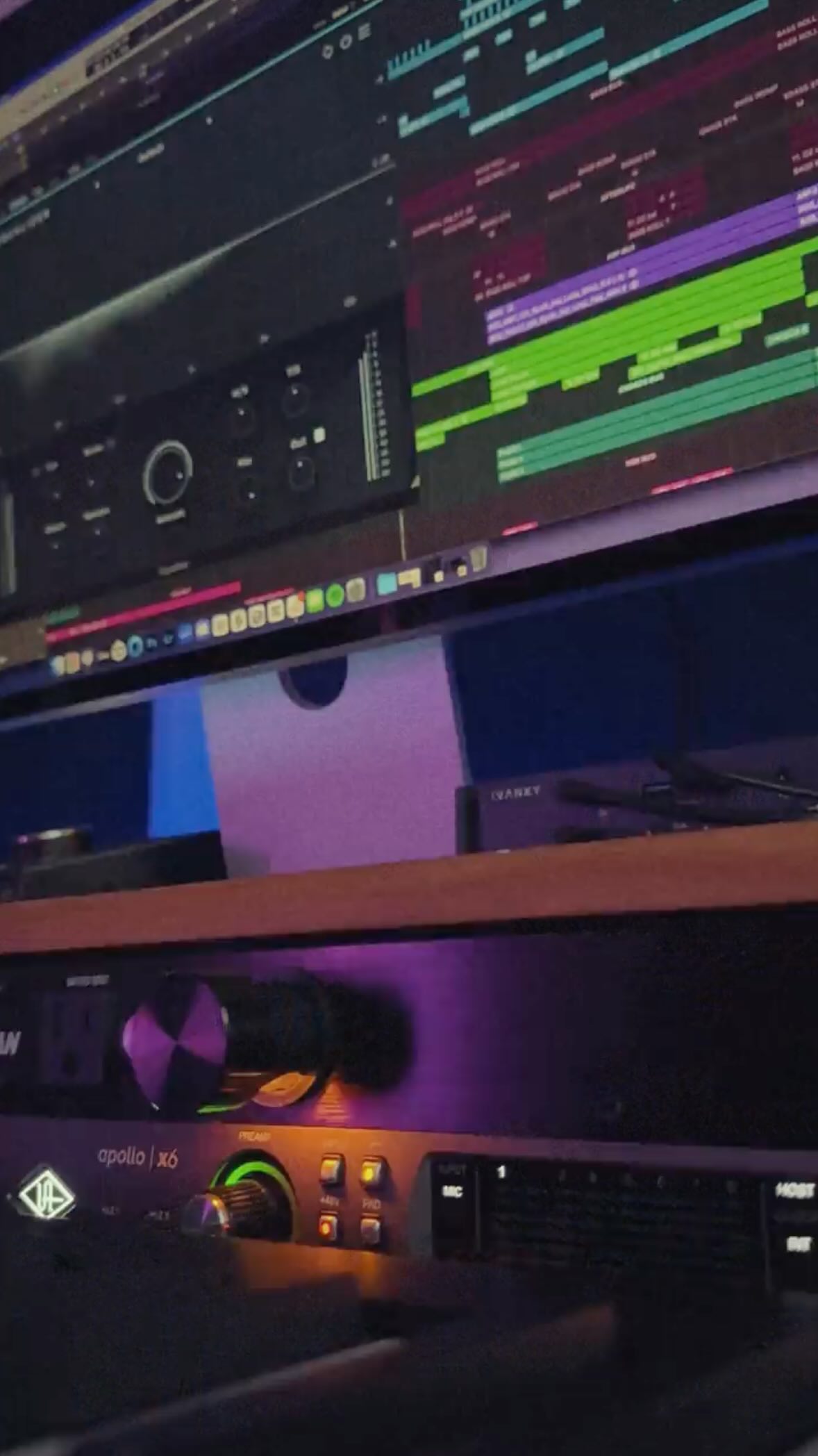 Instagram post by @katemcgill for Splice. Caption reads: [...] & @katemcgillvocals - only on @splice ✨.