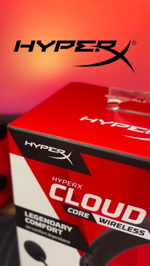 Instagram post by @ninkacreates for HyperX. Caption reads: [...] is this good… you can’t go back. 🎧✨ #hyperx....