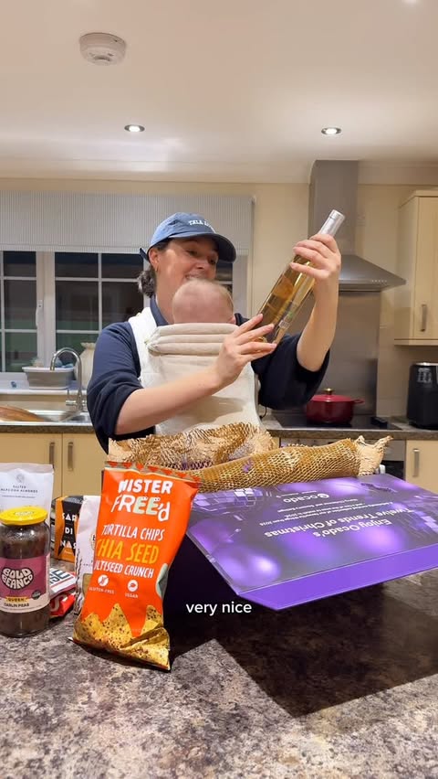 Instagram post by @alexandratealeaf for Ocado. Caption reads: Ya know where to head for the best bits this....