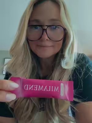 TikTok post by @reginalifestyle24 for Milamend. Caption reads: [...] ingredients to help you feel better....