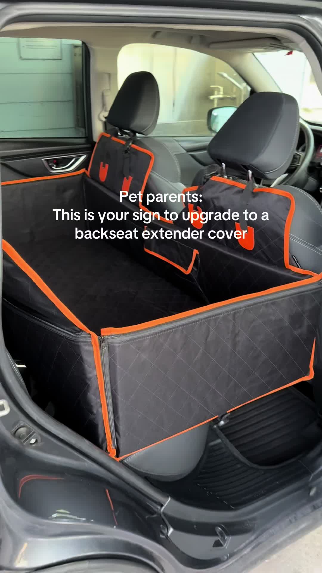 TikTok post by @life.of.penny.poo for Pecute. Caption reads: [...] to every pet parents car must have list....