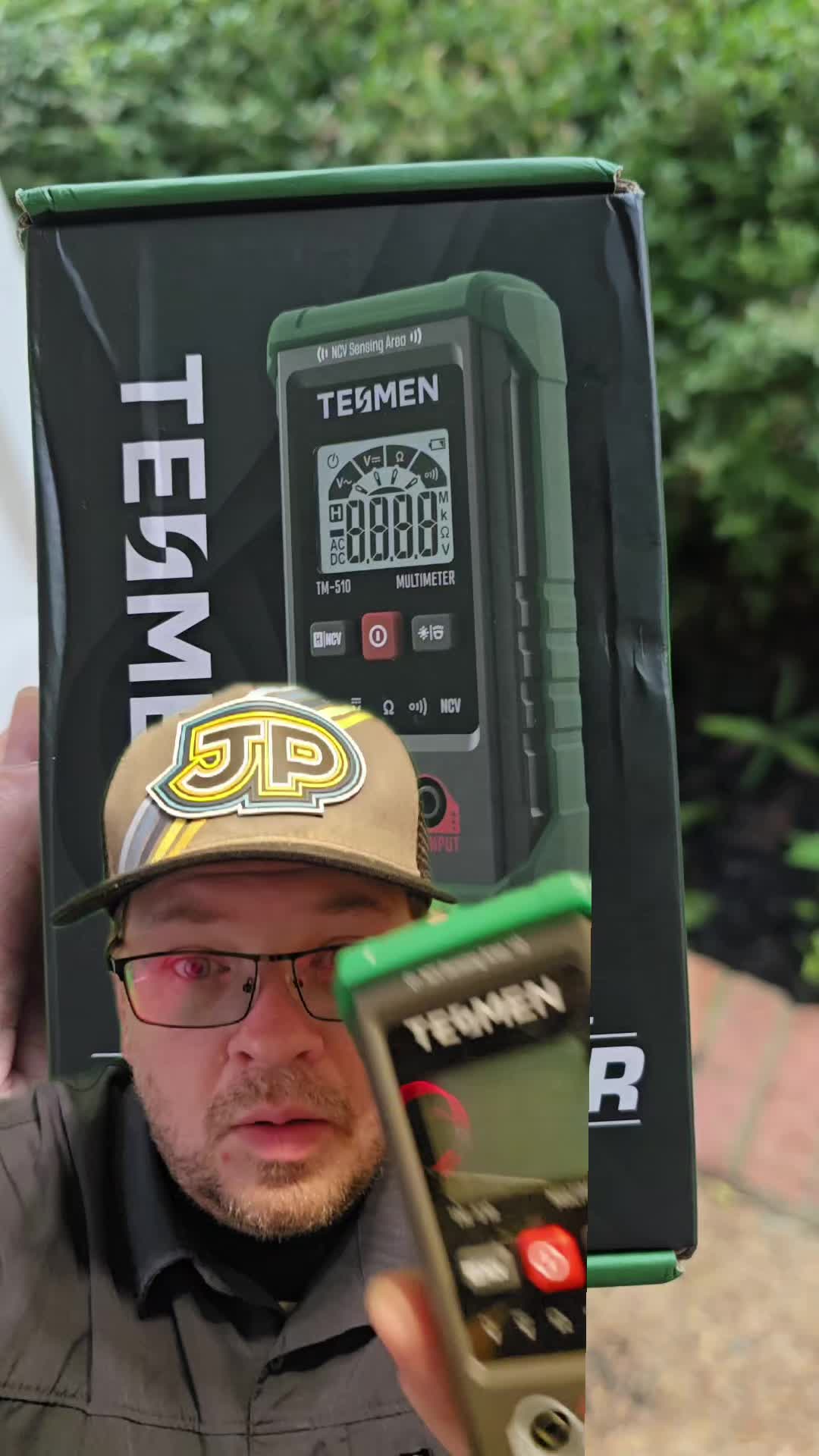 TikTok post by @jasonbreakstheinternet for TESMEN. Caption reads: [...] Today we are unboxing and reviewing the....