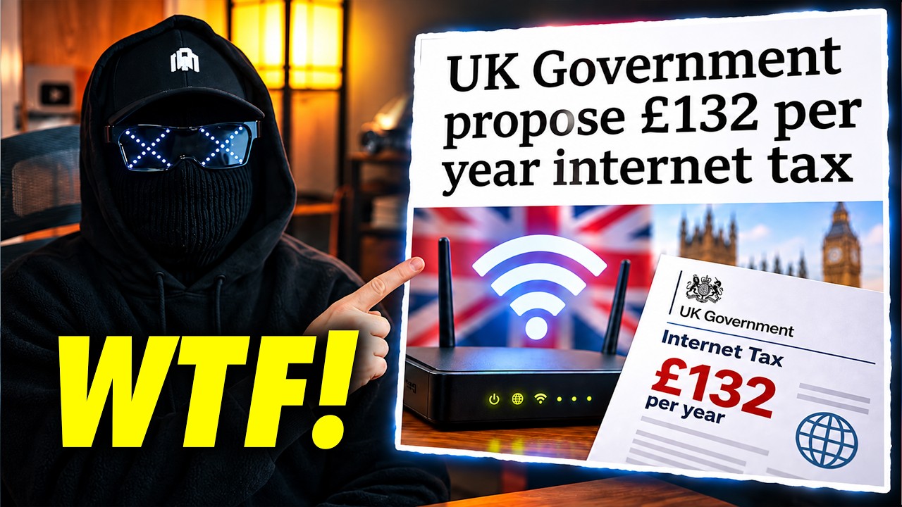 YouTube post by @CyberWaffleUK for Private Internet Access. Caption reads: Check out Private Internet Access VPN! Only £1.49....