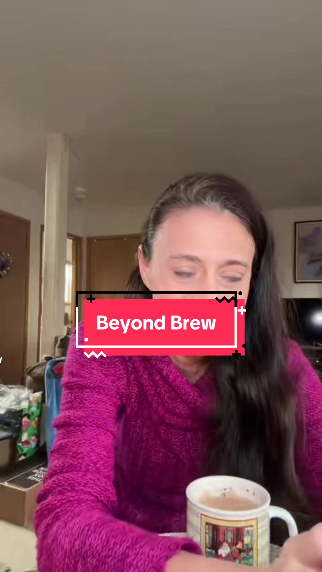 TikTok post by @maureen4403 for Live Conscious. Caption reads: [...] Beyond Brew is really delicious. 😋 @Live....