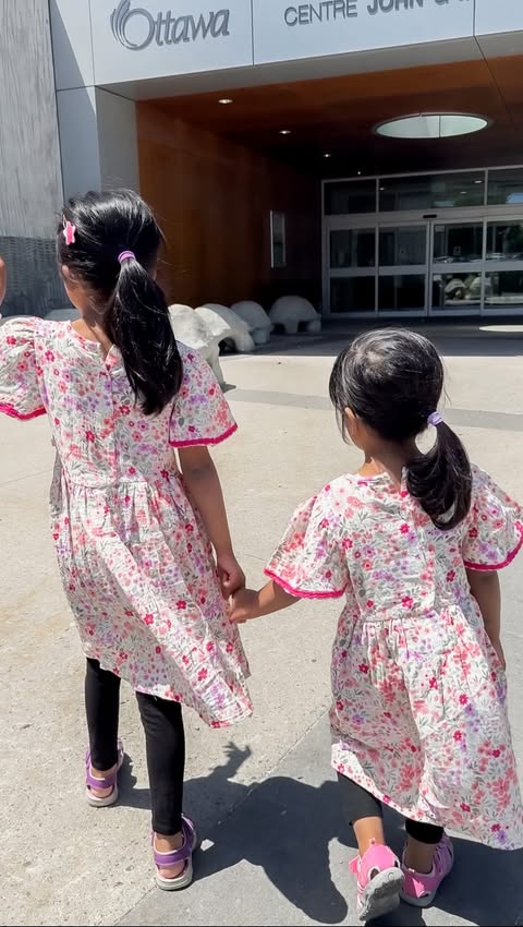 Instagram post by @imaaqsa for Deux par Deux. Caption reads: [...] and these cutie summer dresses from....