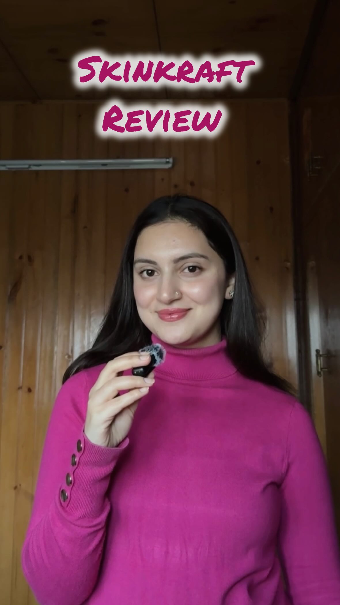 Instagram post by @sheenamrajta for SkinKraft. Caption reads: [...] open pores to finally loving my skin again —....