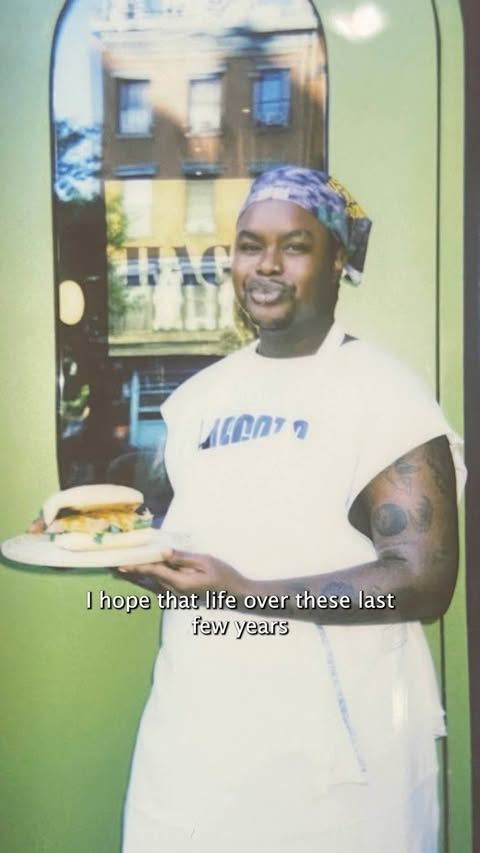 Instagram post by @abenaanimsomuah for Cherry Bombe. Caption reads: [...] podcasts. Transcripts available on....