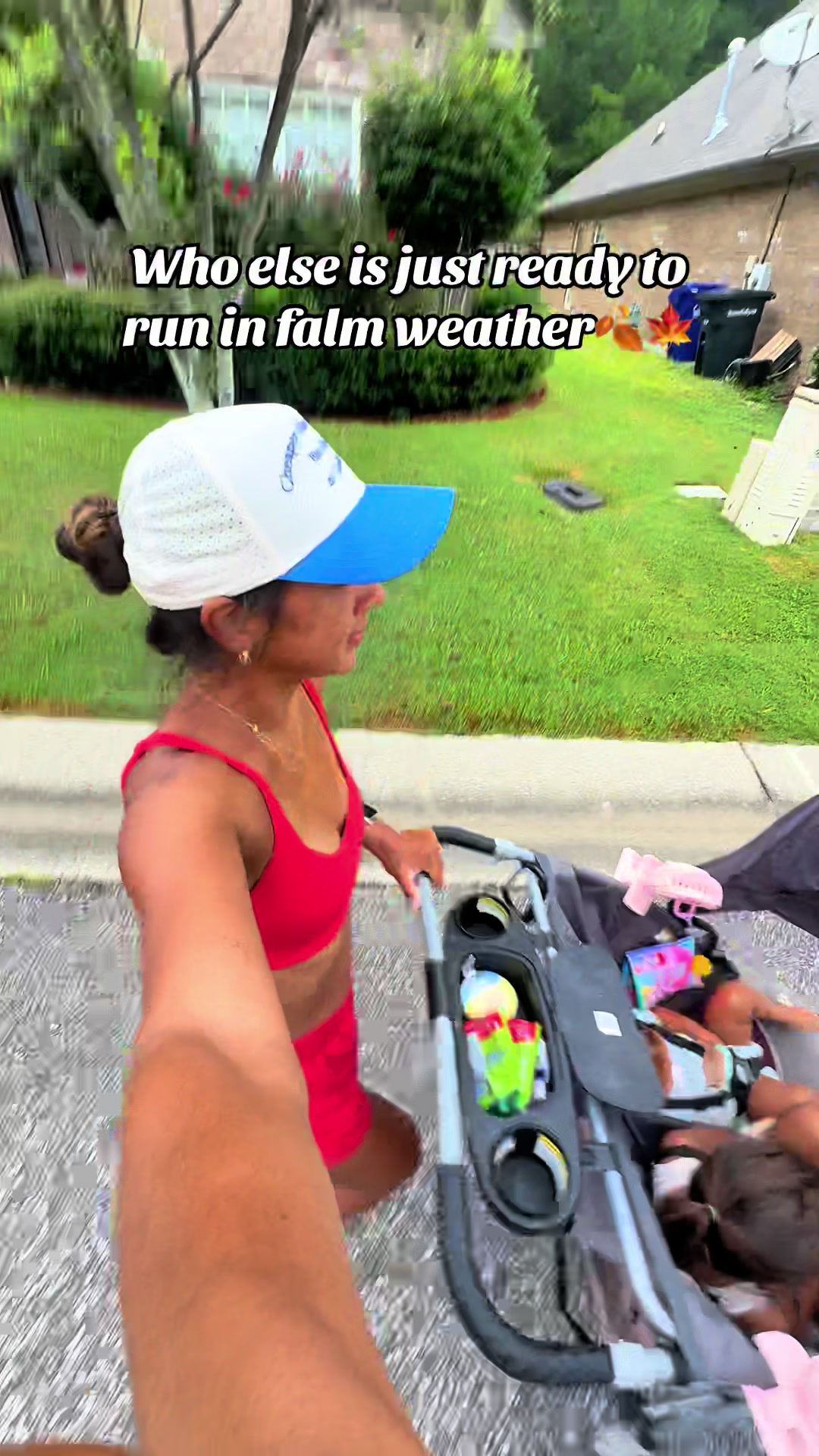 TikTok post by @nvankampen for GetSprints. Caption reads: @Brooks Running @Baby Trend @CRZ YOGA @Sprints....