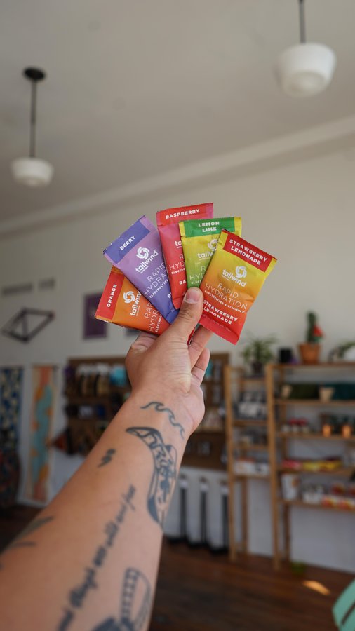 Instagram post by @__alyssagonzalez for Tailwind Nutrition. Caption reads: [...] thanks to Rapid Hydration from....