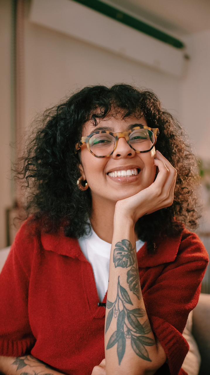 Instagram post by @bruolipimenta for Santander. Caption reads: Esqueçam a minha eu do passado porque hoje eu....